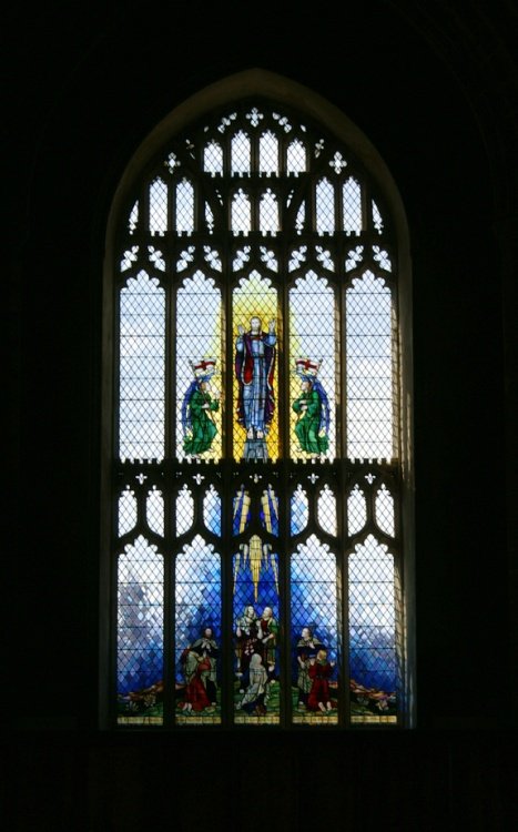 Stained glass window. Cromer Church