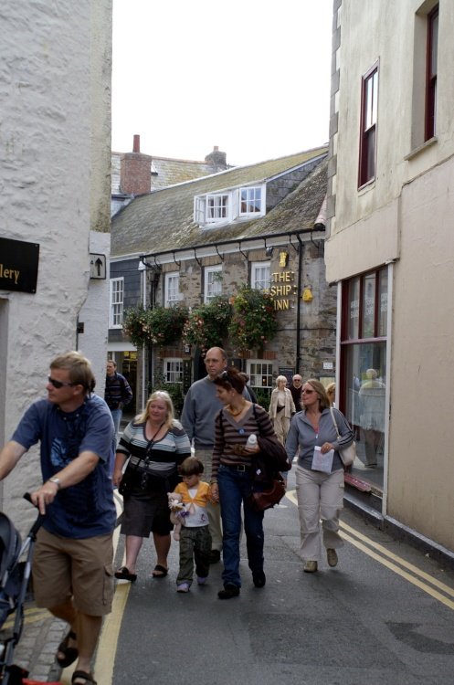 Another narrow street.