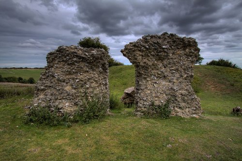 Thurnham Castle ruins