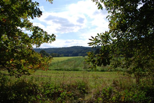 View from the lane at Ribbesford Church