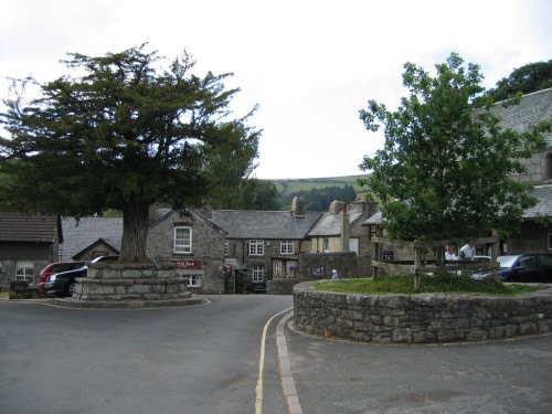 Widecombe in the Moor town centre