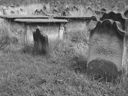 Gravestone at Whitby Abbey