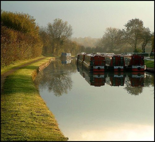 Barges at Gayton