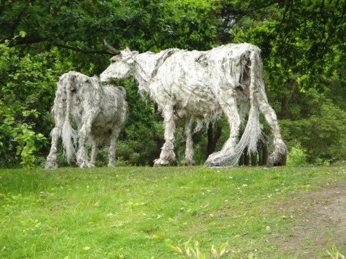 A work of art at Burghley