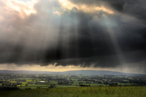 Stormy skies over the Dales