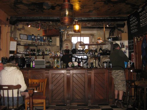 Inside the Double Lock pub