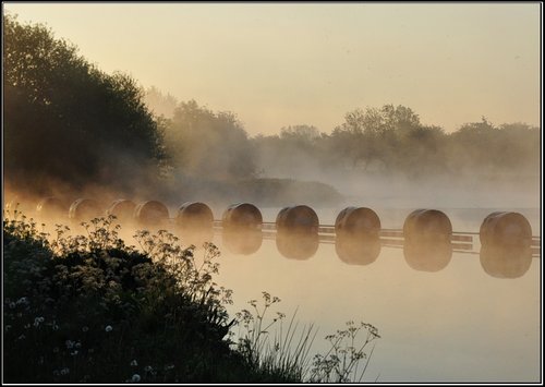 Alrewas weir sunrise