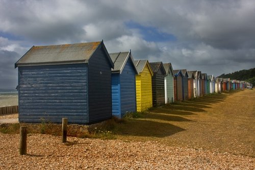 Beach huts