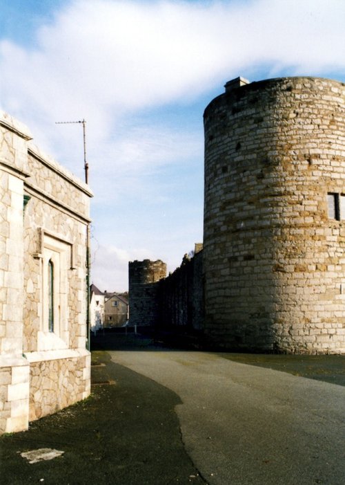 Part of the old town wall.