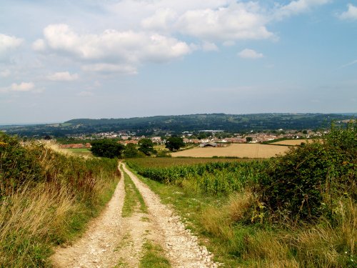 Walking back into Chard.