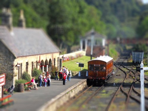 Tilt Shift Train Station