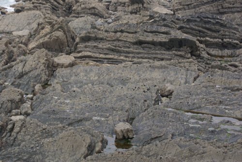 Interesting coast at Hartland Devon