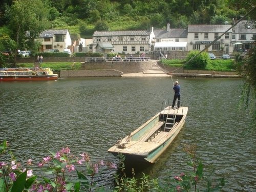 The rope ferry