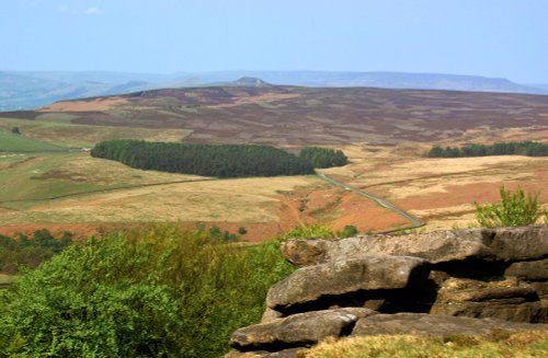 Winn hill from Stanage Edge