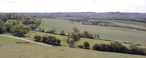 View from beacon on Burton Dassett hills