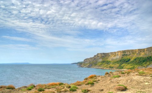 Gad Cliff from Brandy Bay, Dorset