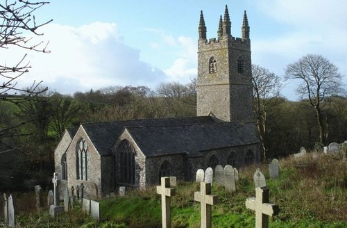 St Swithin's Church and Churchyard, Launcells