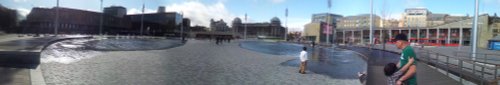 City Park and Millenium Square - Panoramic View - Bradford