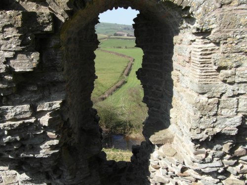 Mediaeval window scene