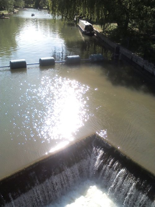 View on a sunny day, Jesus Lock, Cambridge, UK