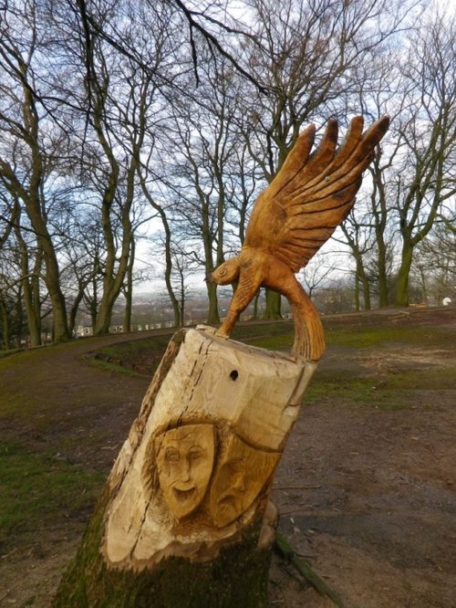 Sculpture, Rhyddings Park, Oswaldtwistle