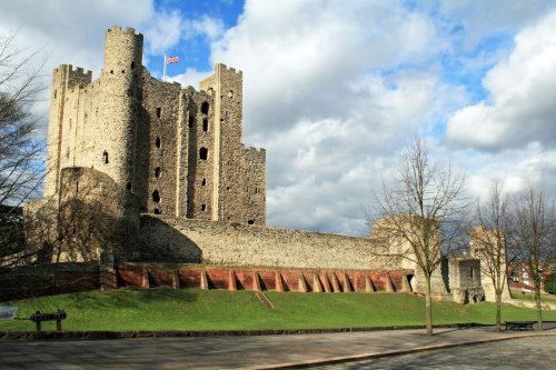 Rochester Castle from Boley Hill