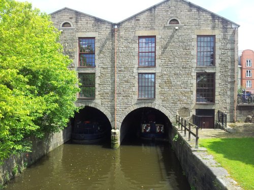 Wigan town, old building