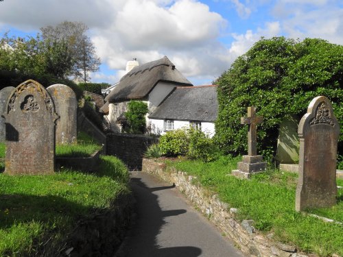 The village of Dittisham, Devon