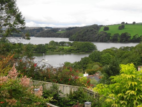 the village of Dittisham, Devon