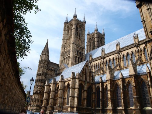 Lincoln Cathedral from the Old Bishops Palace