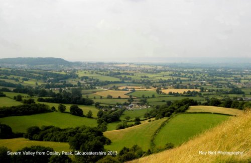 Severn Valley from Coaley Peak, nr Coaley, Gloucestershire 2013