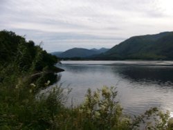 Loch Lochy in the highlands of Scotland