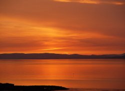 Morecambe Bay Sunset, Lancashire.