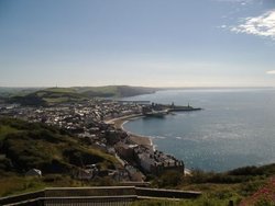 Looking over Aberystwyth