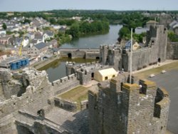 Pembroke Castle from the top