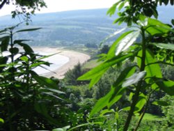 View from grounds of Brodick Castle