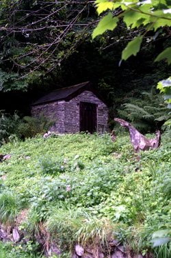 The slate miners cabin.