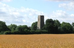 St. Peters across the fields