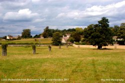 Little Badminton Village from Badminton Park, Gloucestershire 2011