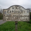 Village sign at Eardisley, Herefordshire