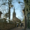 Path between the 'auld kirk' graveyard, leading to Montrose High St.