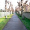 Old Victoria Avenue walkway in Brandon, Suffolk.