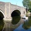 Town Bridge over the River Ouse in Brandon, Suffolk.