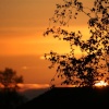 Sun going down over Barwell, Leicestershire. Taken with 400mm sigma apo pro lens,canon 350d