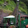 The cliff railway.