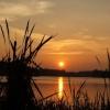 Sunset over Virginia Water Lake