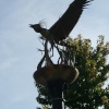 The pheonix statue in The Square