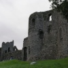 The gatehouse, Llansteffan Castle