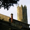 Unusual to see a Chimney on a Church.
