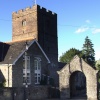 Llangattock. The Parish Church Of St Catwg